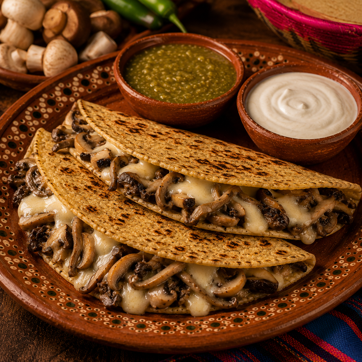 Quesadilla de Hongos