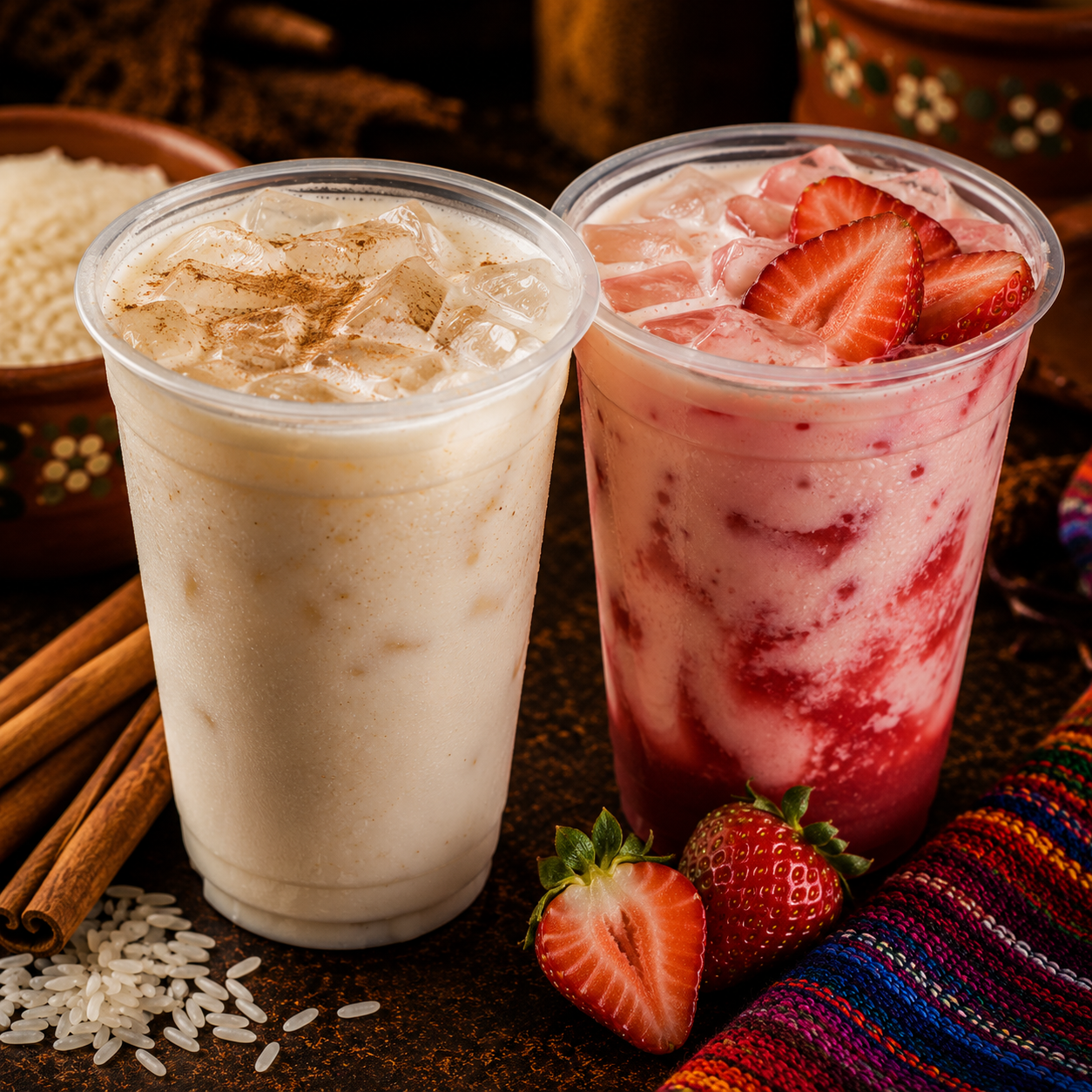 Horchata / Fresas con Leche